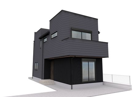 厚木市元町 新築戸建C号棟 外観パース図