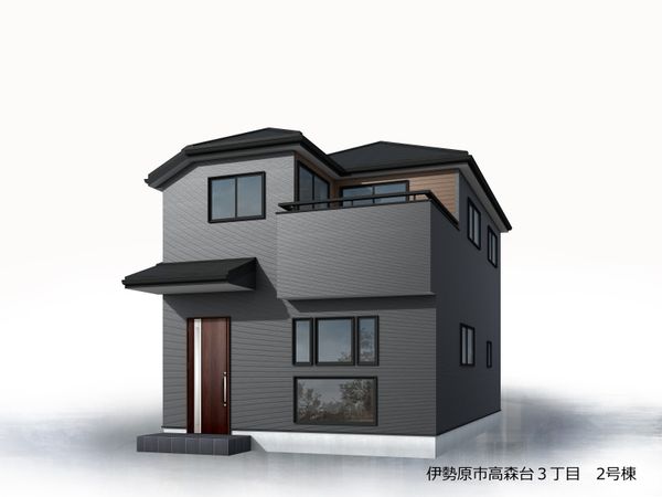 伊勢原市高森台3丁目 新築戸建 2号棟 外観パース図 伊勢原市高森台3丁目 新築戸建 2号棟 外観パース図