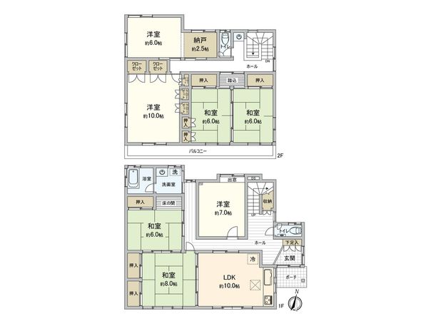 厚木市森の里4丁目 戸建 間取図(平面図) 厚木市森の里4丁目 戸建 間取図(平面図)