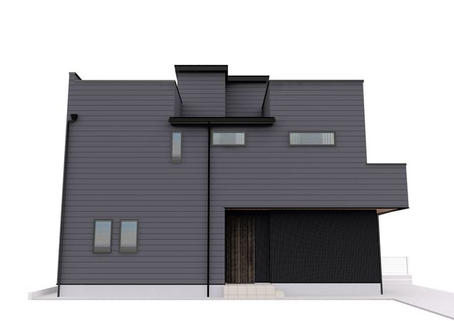 厚木市元町 新築戸建C号棟 外観パース図 厚木市元町 新築戸建C号棟 外観パース図