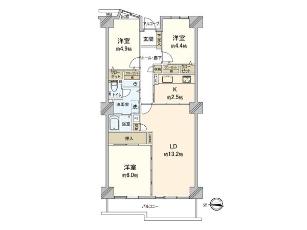 間取図(平面図)