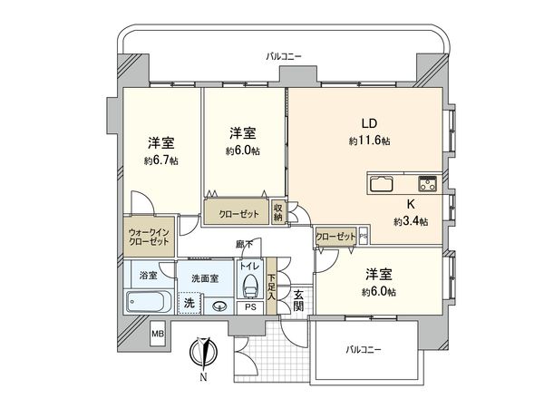 間取図(平面図)