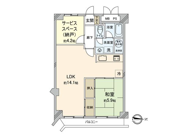 シャンボール本厚木 間取図(平面図) 間取図(平面図)