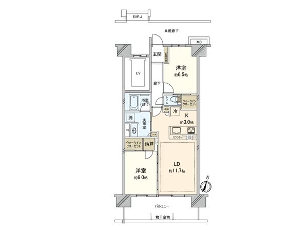 リーフィアレジデンス伊勢原 間取図(平面図)
