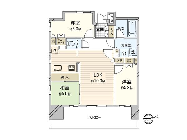グランスイート本厚木 間取図(平面図) グランスイート本厚木 間取図(平面図)