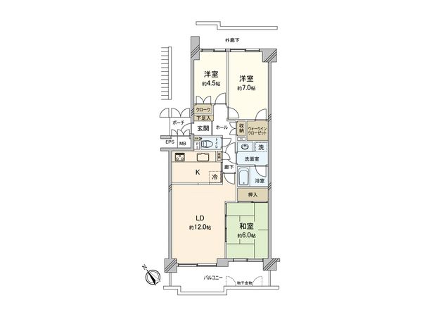 リバティタウン伊勢原 間取図(平面図)