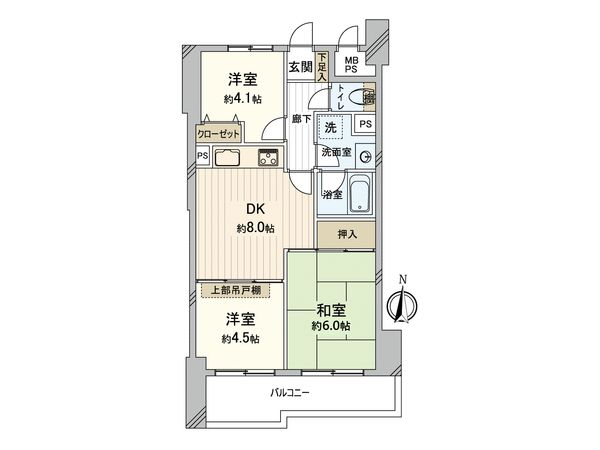 ライオンズマンション伊勢原第3 間取図(平面図) 間取図(平面図)