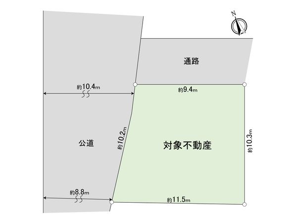海老名市望地2丁目 土地 区画図 海老名市望地2丁目 土地 区画図