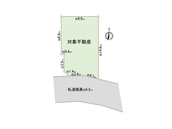 座間市入谷東4丁目 区画図 座間市入谷東4丁目 区画図