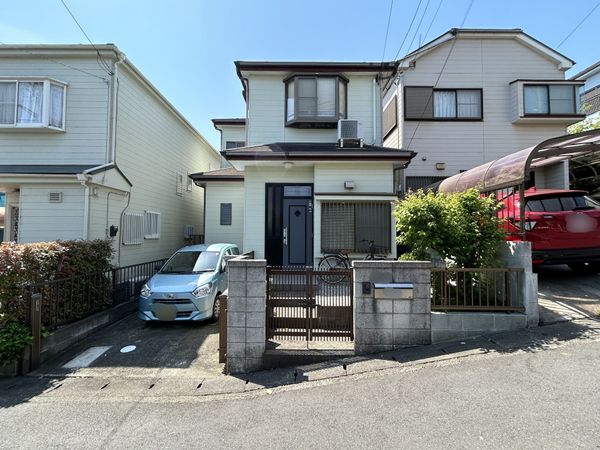 海老名市国分北3丁目 古屋付き土地 前面道路含む外観 海老名市国分北3丁目 古屋付き土地 前面道路含む外観