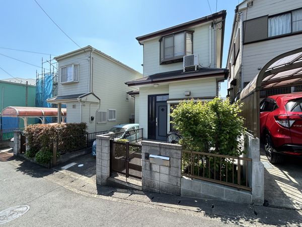 海老名市国分北3丁目 古屋付き土地 前面道路含む外観 海老名市国分北3丁目 古屋付き土地 前面道路含む外観