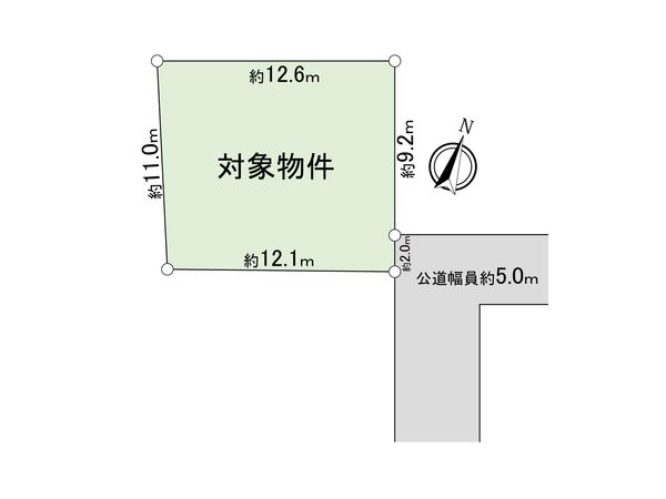 綾瀬市寺尾釜田2丁目 土地 区画図 綾瀬市寺尾釜田2丁目 土地 区画図