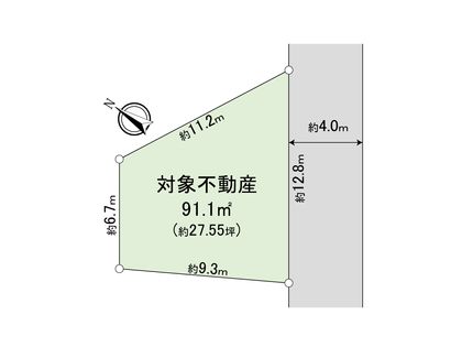 海老名市上郷3丁目 土地 区画図