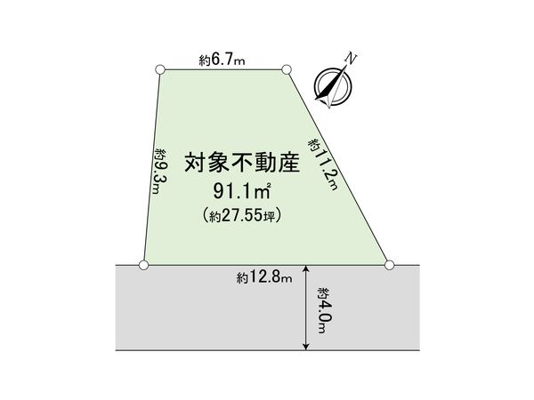 海老名市上郷3丁目 土地 区画図