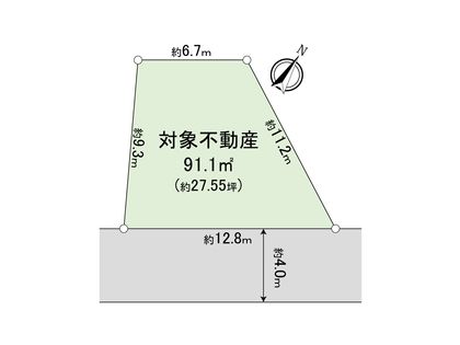 海老名市上郷3丁目 土地 区画図