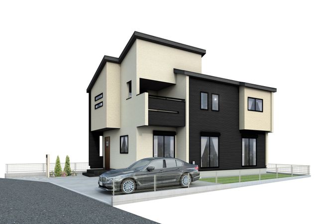 厚木市妻田東1丁目 外観パース図 厚木市妻田東1丁目 外観パース図