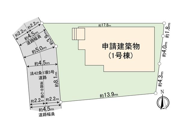 厚木市妻田東1丁目 間取図(平面図) 厚木市妻田東1丁目 間取図(平面図)