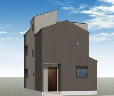 海老名市国分北3丁目 新築戸建 外観パース図