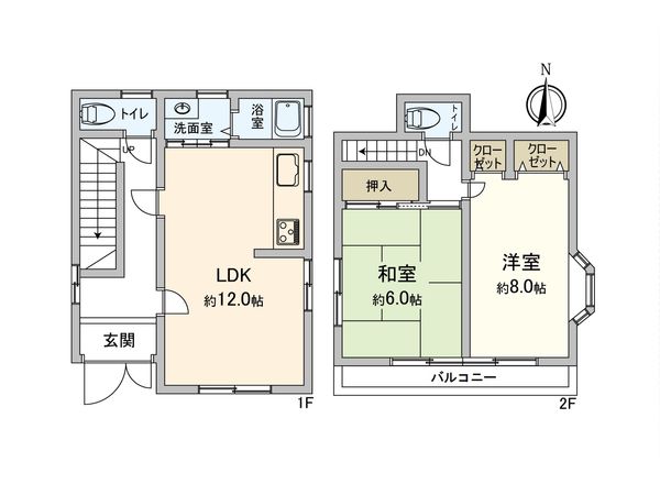 座間市座間1丁目 戸建 間取図(平面図)