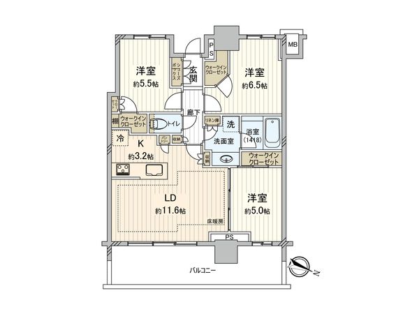 リーフィアタワー海老名ブリスコート 間取図(平面図) リーフィアタワー海老名ブリスコート 間取図(平面図)