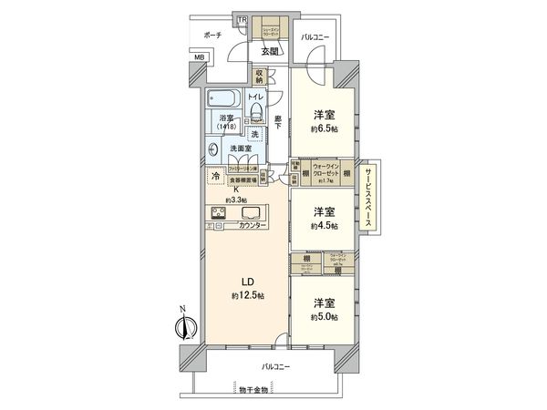 パークホームズ海老名フォレストプレミア 間取図(平面図)