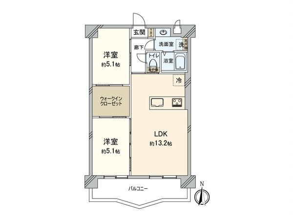 ロビーナさがみ野 間取図(平面図)
