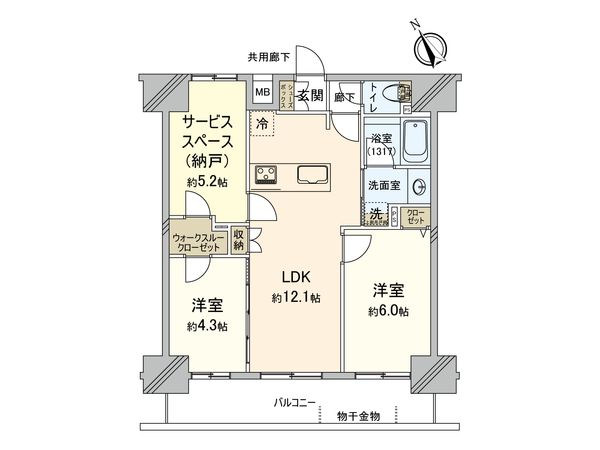 ファインスクェア海老名 間取図(平面図)