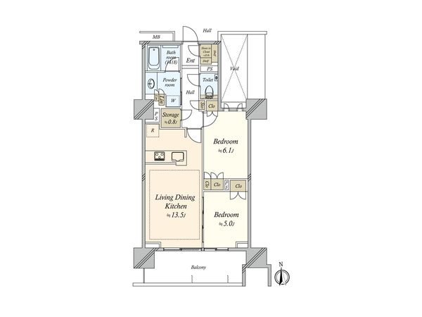 ザ・パークハウス本厚木タワー 間取図(平面図)