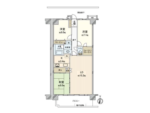 スターフィールド海老名 間取図(平面図)