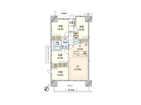 セントガーデン海老名 Ⅰ街区 間取図(平面図) セントガーデン海老名 Ⅰ街区 間取図(平面図)