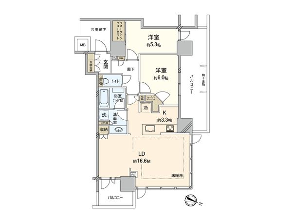 リーフィアタワー海老名ブリスコート 間取図(平面図) リーフィアタワー海老名ブリスコート 間取図(平面図)