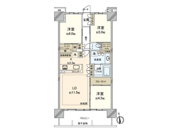 間取図(平面図)