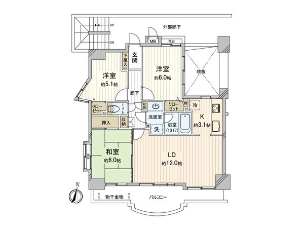 ヴィザージュ海老名 間取図(平面図) ヴィザージュ海老名 間取図(平面図)