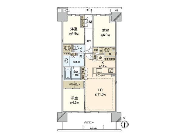 パークホームズ海老名ブライトプレミア 間取図(平面図) パークホームズ海老名ブライトプレミア 間取図(平面図)
