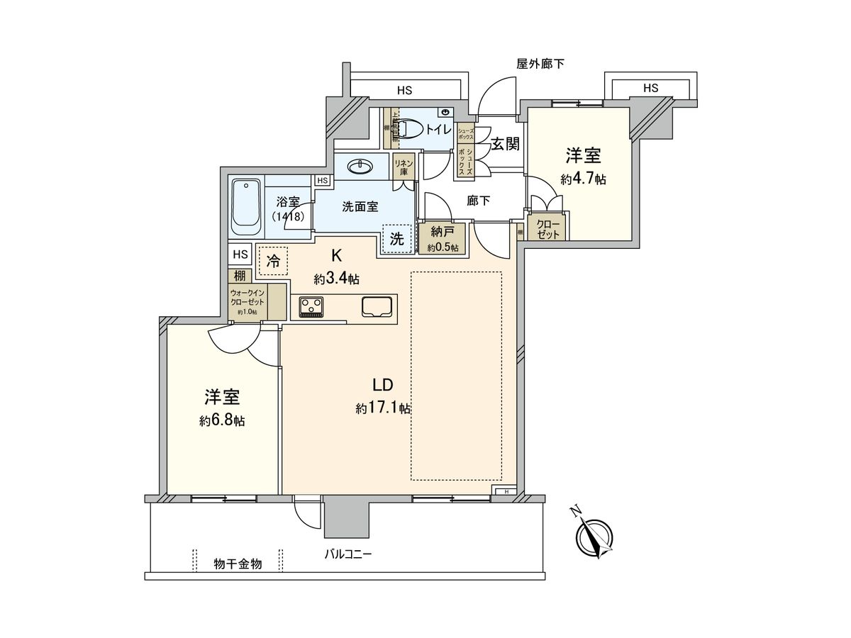 間取図(平面図)