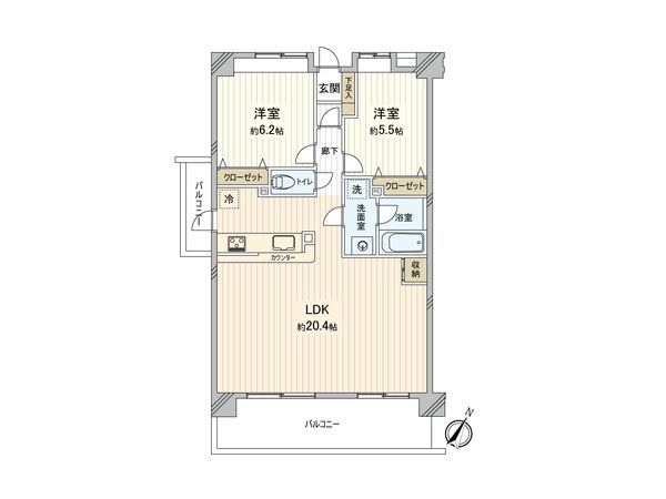 グリーンビレッジひばりが丘 間取図(平面図) グリーンビレッジひばりが丘 間取図(平面図)