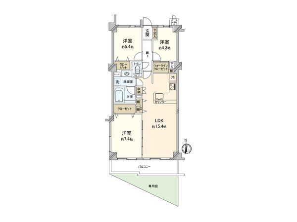 シティホームズ海老名 間取図(平面図) シティホームズ海老名 間取図(平面図)