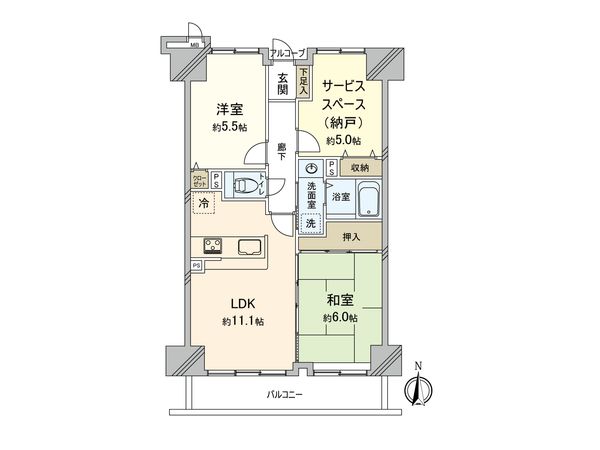 ダイアパレス海老名 間取図(平面図) 間取図(平面図)