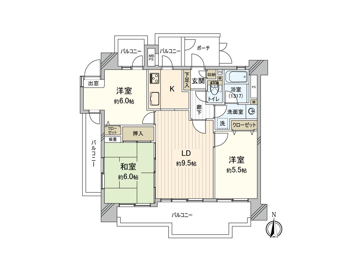 間取図(平面図)