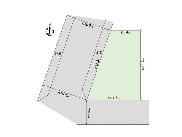 金森東4丁目 土地 1区画 区画図 金森東4丁目 土地 1区画 区画図