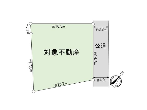 玉川学園5丁目 土地 区画図 玉川学園5丁目 土地 区画図