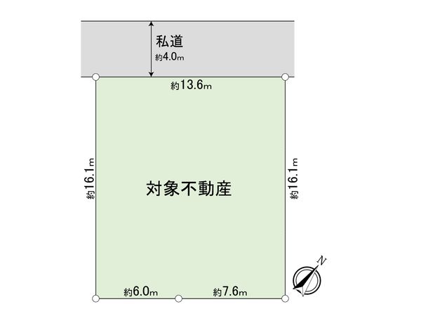 中町3丁目 土地 区画図