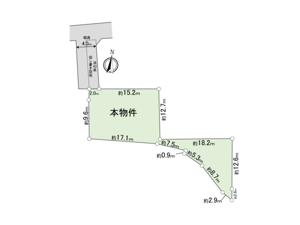 野津田町 土地 地形図