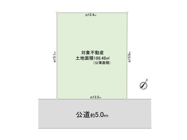木曽東1丁目 土地 区画図 木曽東1丁目 土地 区画図