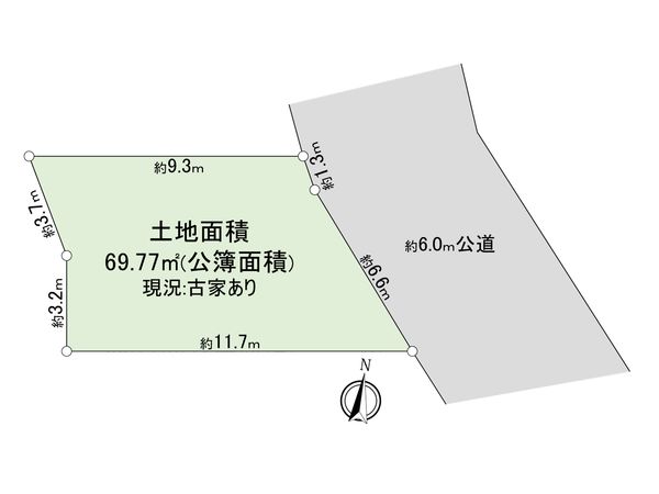 玉川学園1丁目 土地 区画図 玉川学園1丁目 土地 区画図