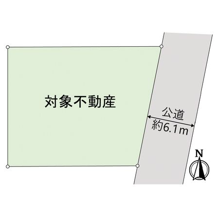 町田市本町田 古家付き土地 区画図 町田市本町田 古家付き土地 区画図