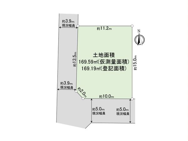 金井3丁目 土地 区画図 金井3丁目 土地 区画図