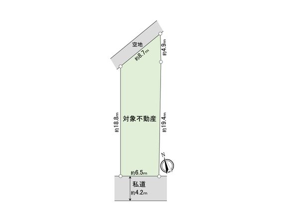 旭町2丁目 土地 区画図 旭町2丁目 土地 区画図