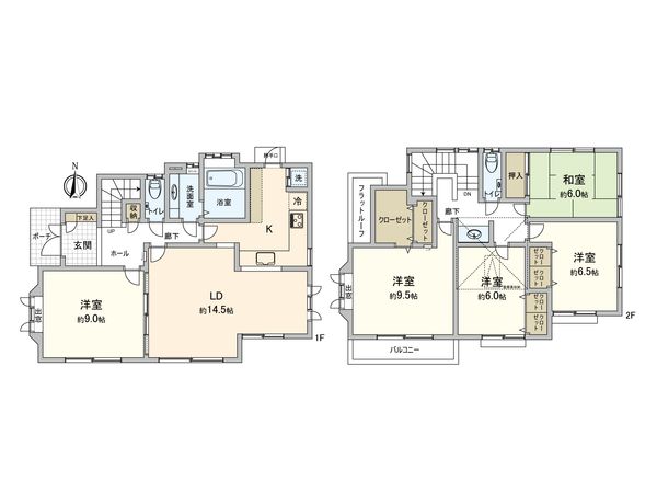 金井3丁目 戸建 間取図(平面図) 金井3丁目 戸建 間取図(平面図)