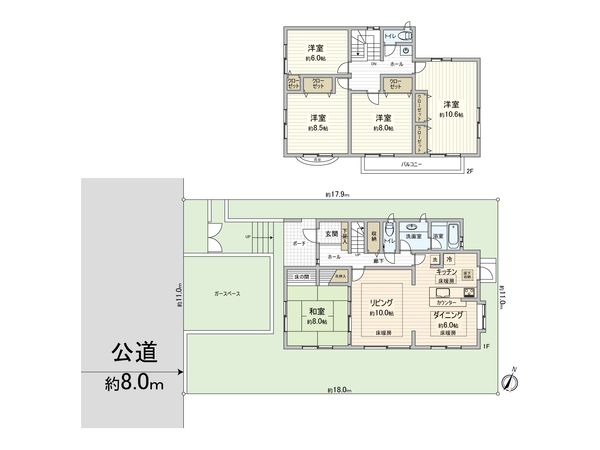 成瀬台3丁目 戸建 間取図(平面図) 間取図(平面図)
